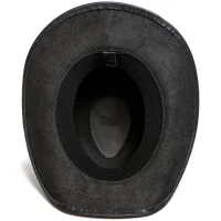 Chapéu Country Rock Preto Aba Curva L Jacó Ro-306